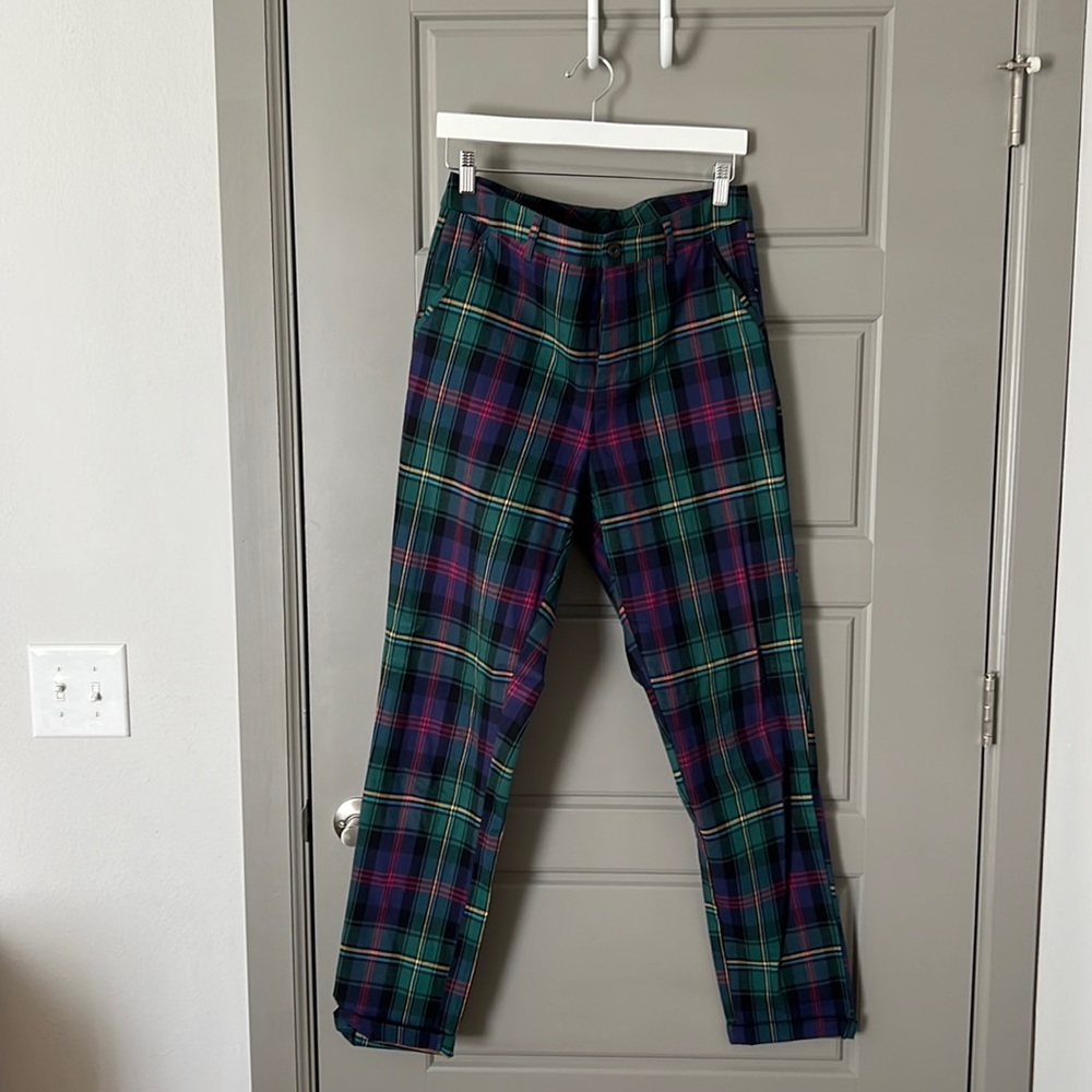 asos plaid pants